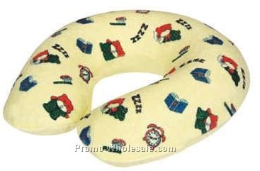 Inflatable Terry Covered Child's Neck Pillow