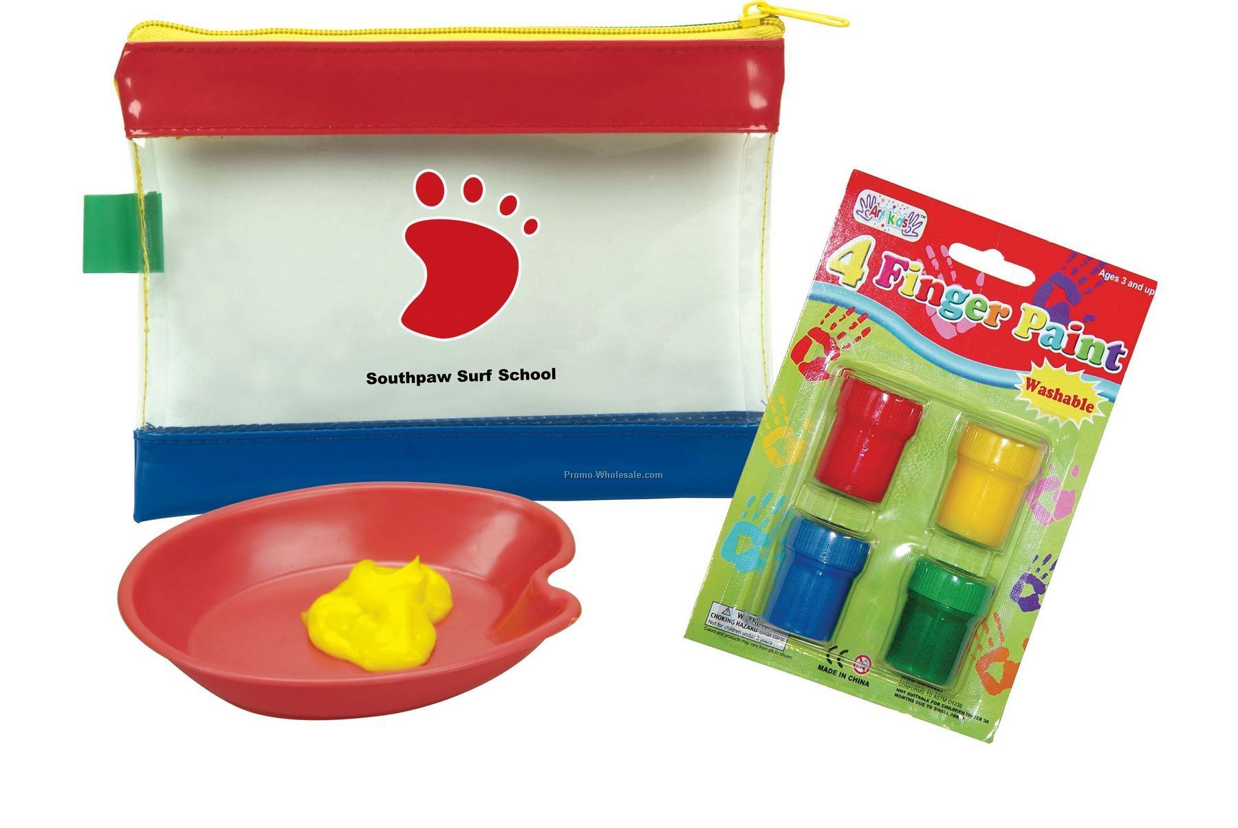 Kid's Mini Finger Paint Set