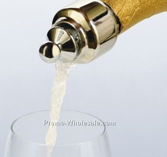Laser Engraved Auto-close Pour & Seal For Champagne