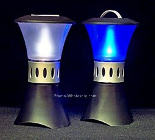 Light Up Lantern (Battery Operated) - Blue