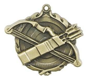 Medal, "archery" - 1-3/4" Wreath Edging