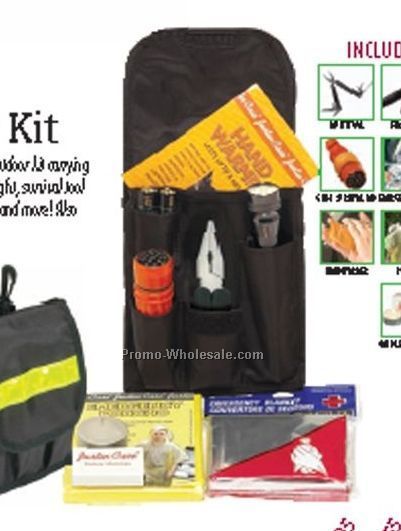 Multi-pocketed Outdoor Kit W/ Pouch