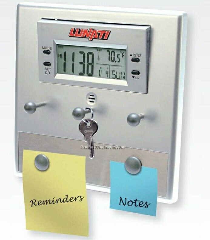 Multifunction Lcd Alarm Clock & Desktop Office Assistant