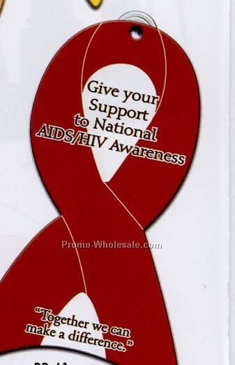 National Aids/ Hiv Awareness Stock Ribbon Fans