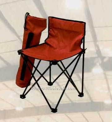 Nylon Folding Sport Quad Chair W/Steel Frame & Nylon Case