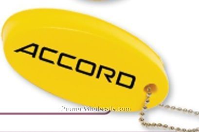 Oval Squeeze Keychain 3 1/8''x1 7/16'' (Overseas 8-10 Weeks)