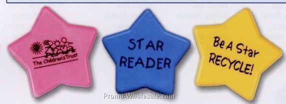 Pastel Star Imprintable Eraser