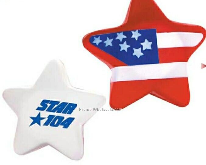 Patriotic Star Stress Reliever