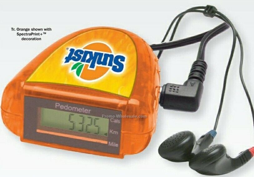 Pedometer W/ FM Scanner Radio (Spectradome)