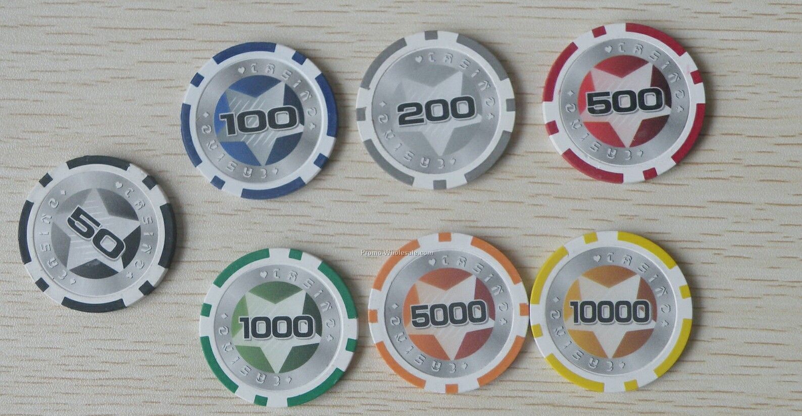 Plastic Poker Chips