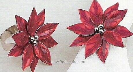 Poinsettia Napkin Rings