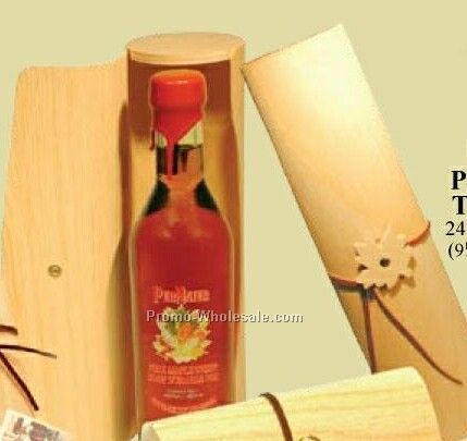 Pure Maple Syrup In Papyrus Tubulus Wood Package 350 Ml