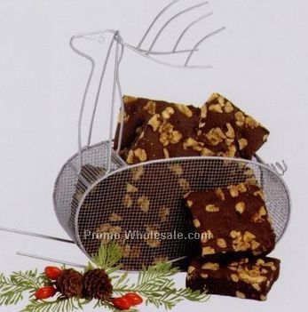 Reindeer Brownie Gift Basket
