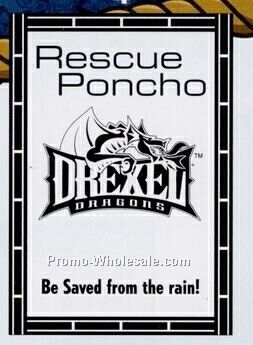 Rescue Poncho Rain Gear-brick Border