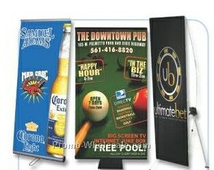 Retractable Banner Stand (34"x81-4/5")