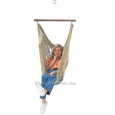 Rope Hammock Chair With Pillow - Made In Usa
