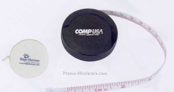 Round Retractable Measuring Tape W/ Release Button