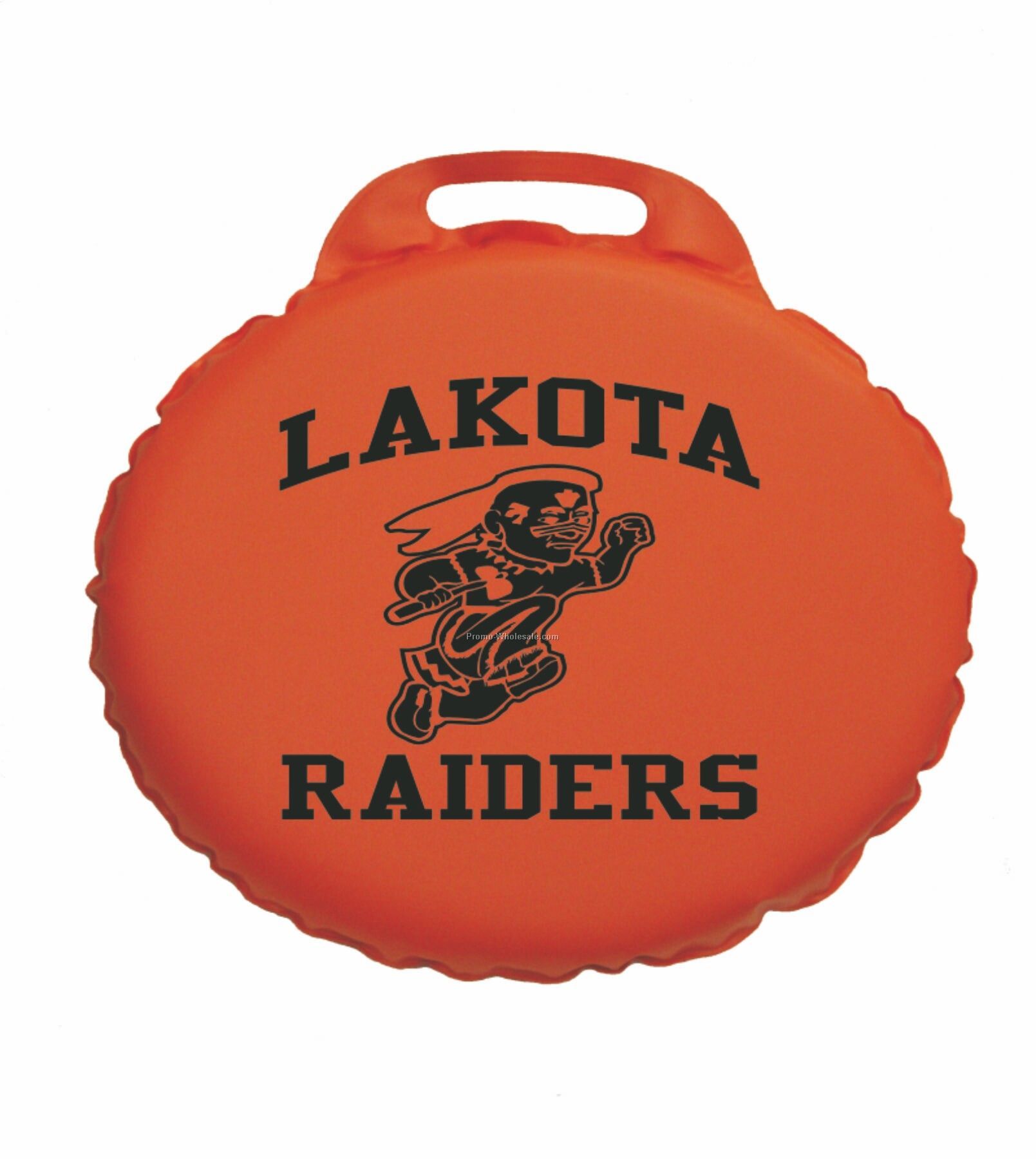 Round Vinyl Stadium Cushion W/ Handle (2" Thick)