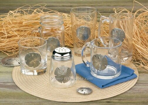 Sand Dollar Drinking Jar