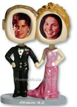 Single Bobble Heads - Bride & Groom