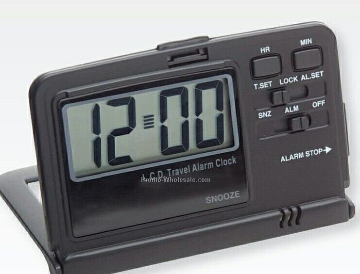 Slim Folding Travel Alarm Clock