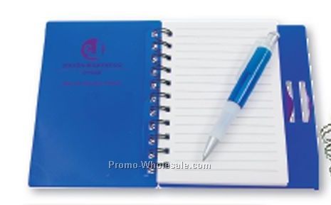 Spiral Notebook With Ballpoint Pen