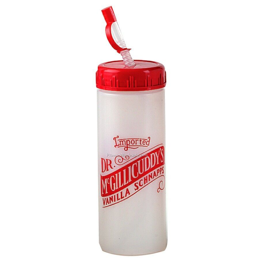 Sport Bottle 16 Oz. With Straw Lid