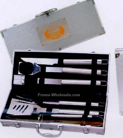 Stainless Bbq Tool Set - 6 Piece