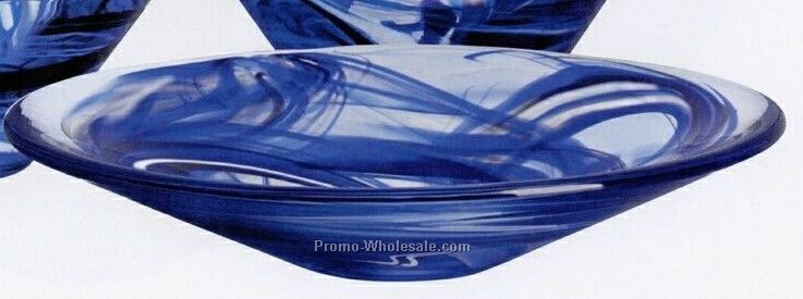 Tempera Centerpiece Dish - Blue