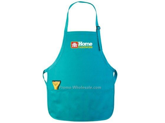 The Contemporary Bib Apron Plus Pockets (Blank)