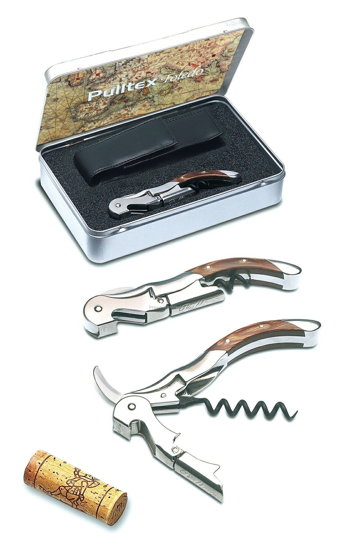 Toledo Corkscrew With Leather Case