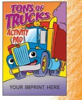 Tons Of Trucks Activity Pad