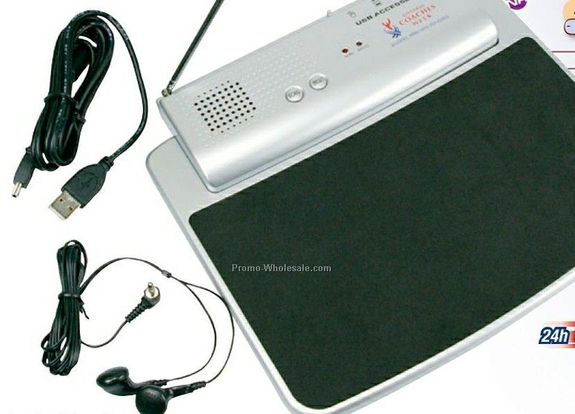 USB 2.0 4 Port Hub W/ Mouse Pad & Radio