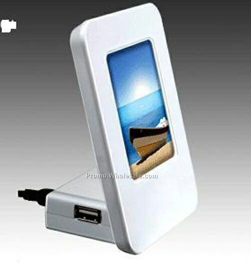 USB 4-port Hub With Photo Frame And Flash Backlight