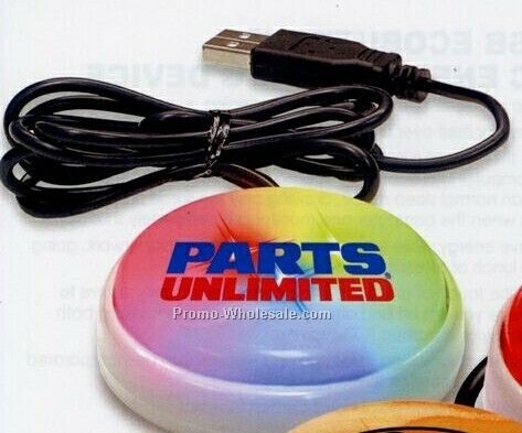 USB Light Up Smart Button For Macintosh (Color Changing)