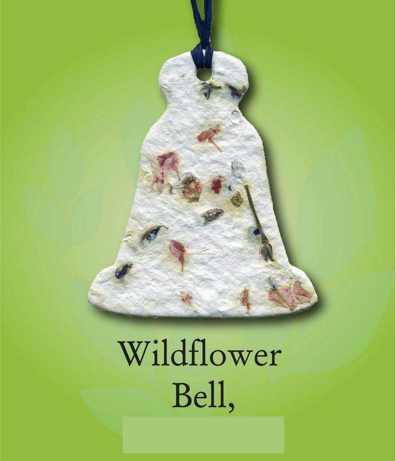 Wildflower Bell Ornament Ornament W/ Embedded Seed