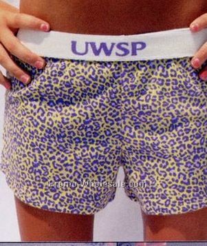 Youth No Fly Kashmere Pink Black Cheetah Print Boxer Shorts (Xs-l)