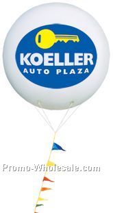 10 Ft. Giant Round Sphere Vinyl Helium Inflatable (Blank)