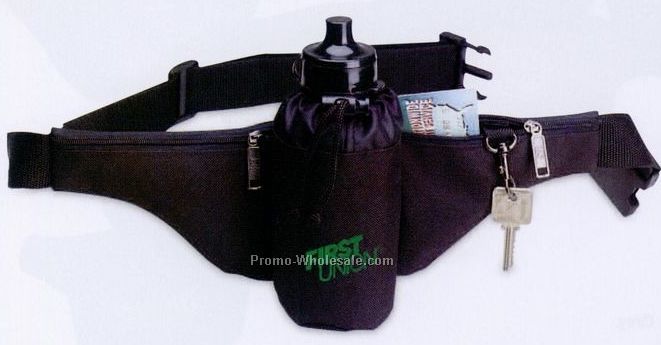 12-1/2"x8"x3-1/4" Single Bottle Fanny Pack