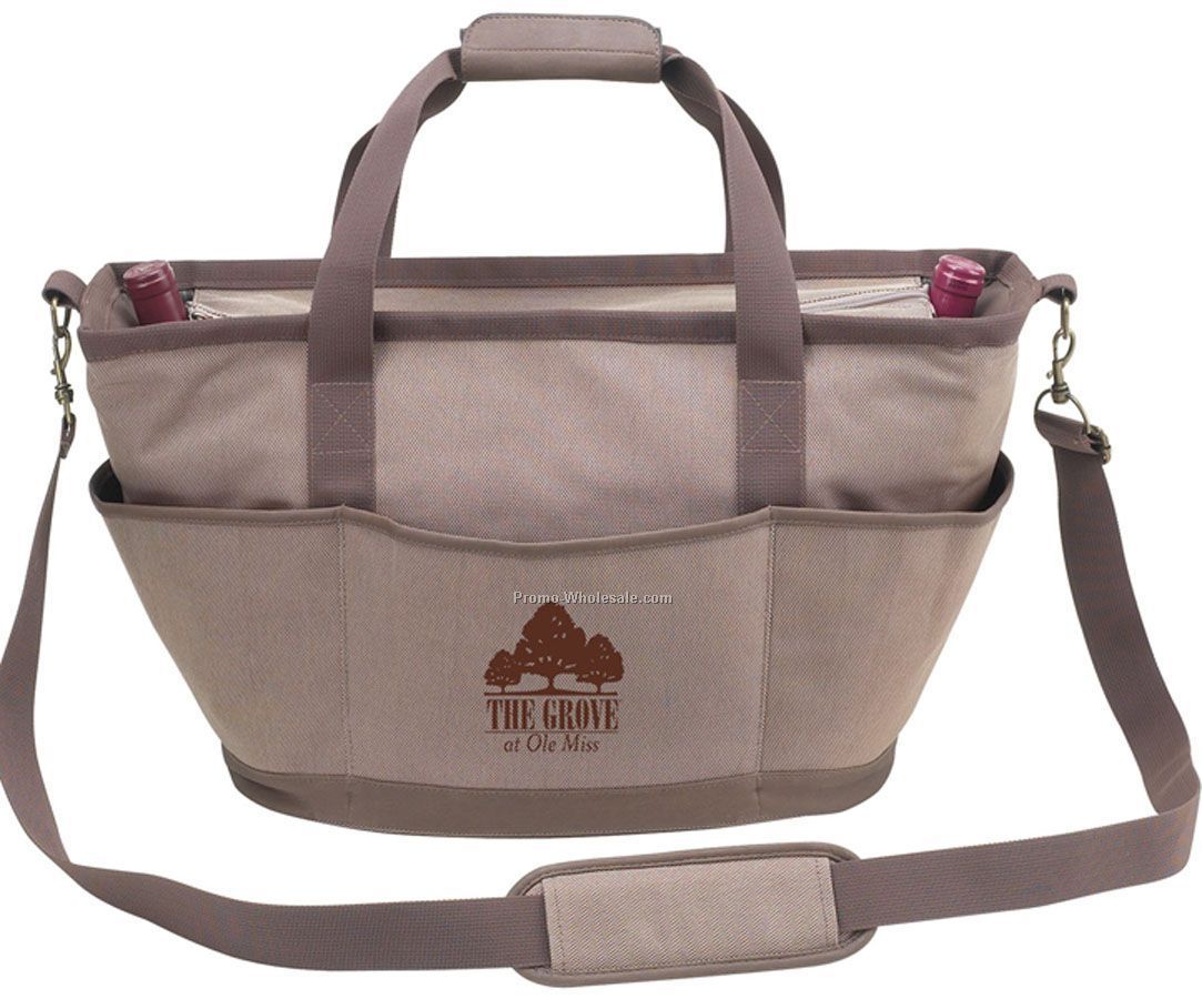 12"x21"x9-1/2" Picnic Basket Cooler Tote