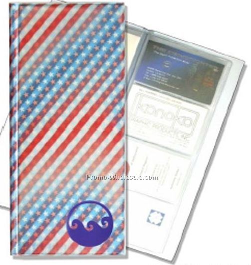 128 Card 3d Lenticular Business Card File - Stock / Stars & Stripes