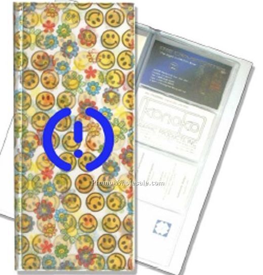 128 Card 3d Lenticular Business Card File - Stock / Yellow Smiley Faces