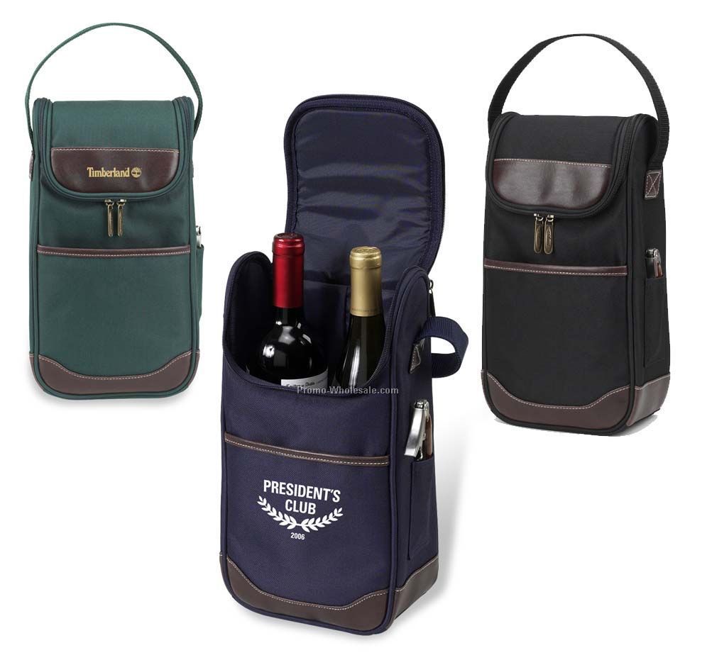 13"x7-1/4"x4" Two Bottle Cooler Tote