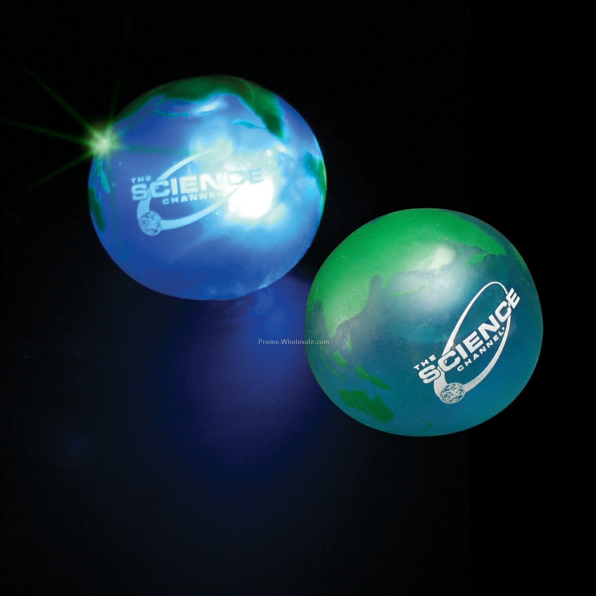 2-1/2" Light Up Earth Gel Ball