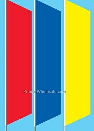 2-1/2'x12' Stock Zephyr Banner Drapes - White