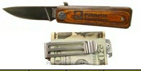 2-1/4" Money Clip Pocket Knife