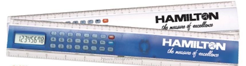 2"x12-1/8"x3/8" 12" Ruler Calculator