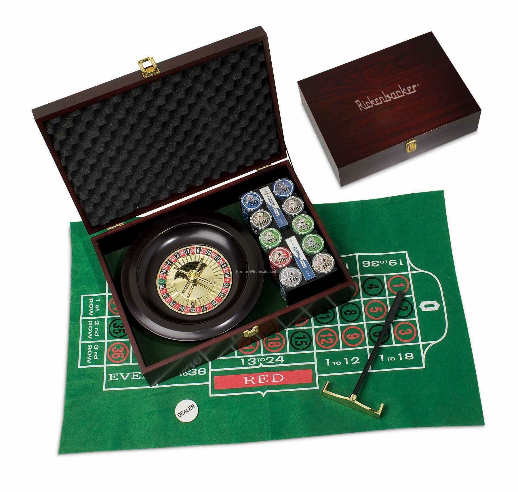 200 Pc. Roulette/ Poker Set W/ 3d Professional Chips