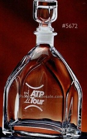 27 Oz. Geo Arch Decanter (Deep Etch)