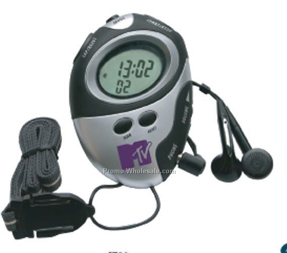 3-3/16"x2-11/16"x1/2" FM Scanner Stopwatch